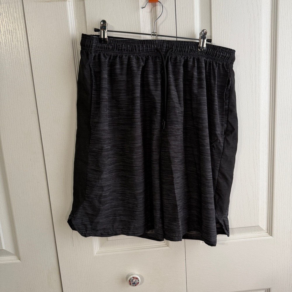 Game‎ Time black embroidered logo shorts size XL